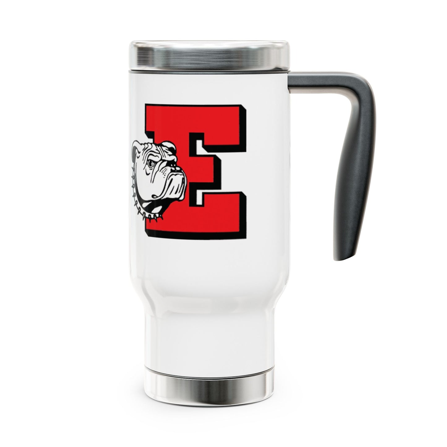 Easton Red Rover Logo Stainless Steel Travel Mug with Handle, 14oz