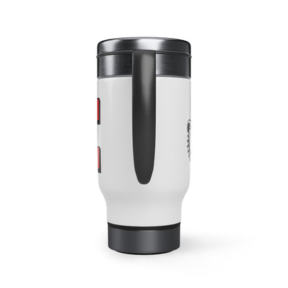 Easton Red Rover Logo Stainless Steel Travel Mug with Handle, 14oz