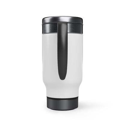 Easton "Once a Rover" Stainless Steel Travel Mug with Handle, 14oz