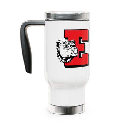 Easton Red Rover Logo Stainless Steel Travel Mug with Handle, 14oz