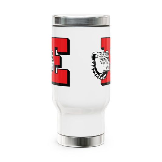 Easton Red Rover Logo Stainless Steel Travel Mug with Handle, 14oz