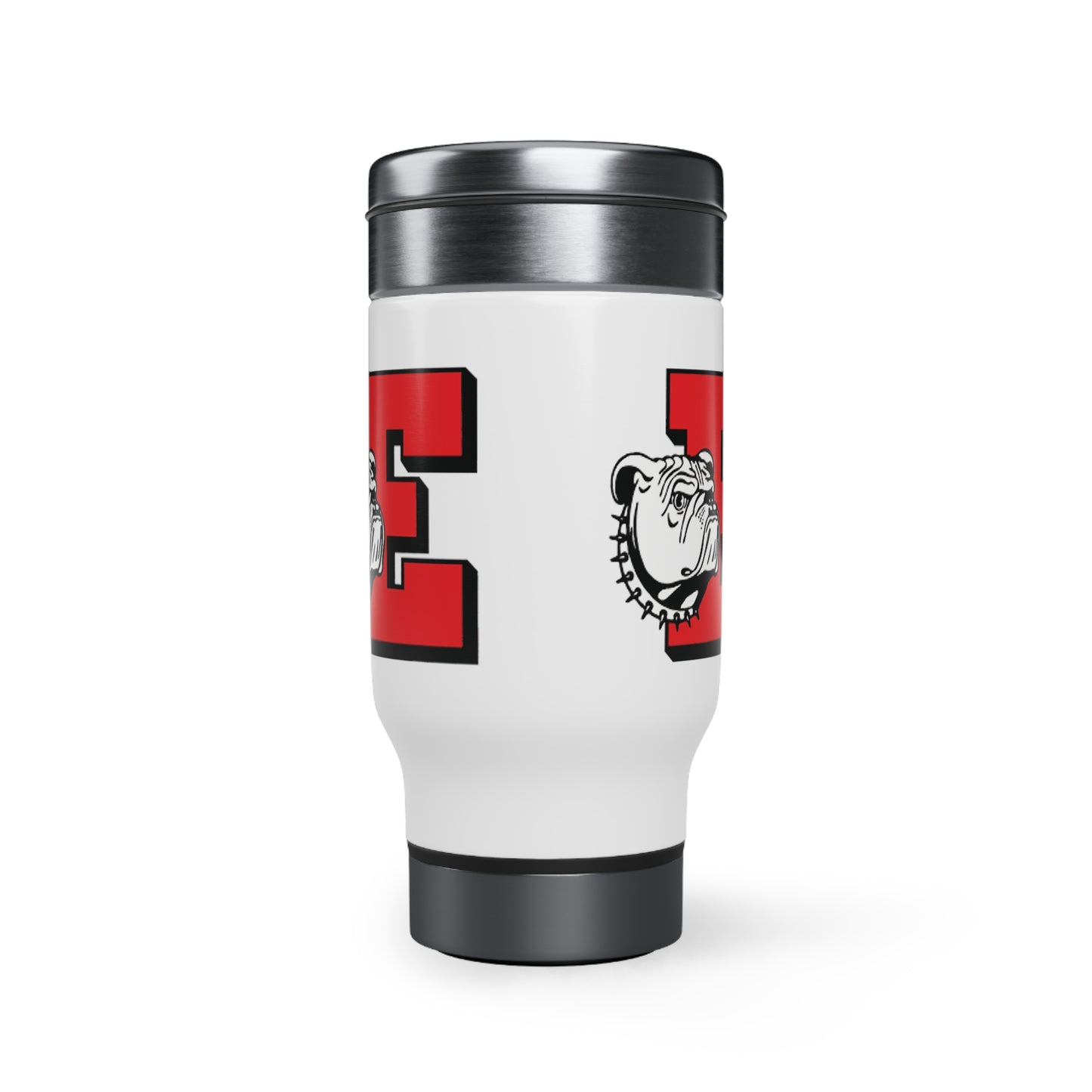 Easton Red Rover Logo Stainless Steel Travel Mug with Handle, 14oz