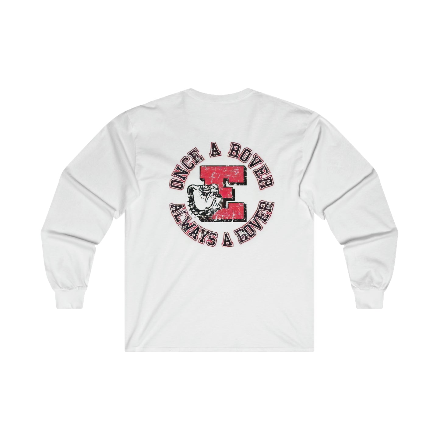 Easton Logo Lapel / Once a Rover Back Ultra Cotton Long Sleeve Tee