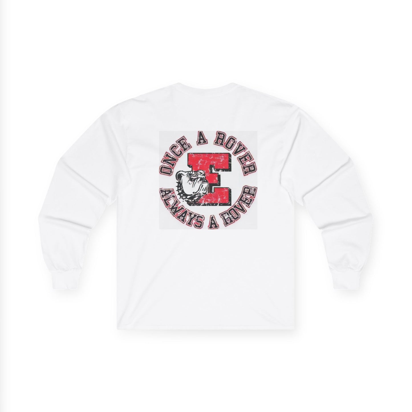 Easton Logo Lapel / Once a Rover Back Ultra Cotton Long Sleeve Tee