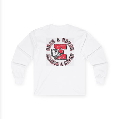 Easton Logo Lapel / Once a Rover Back Ultra Cotton Long Sleeve Tee