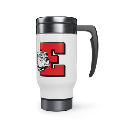 Easton Red Rover Logo Stainless Steel Travel Mug with Handle, 14oz